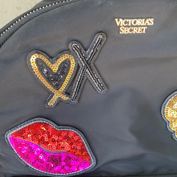 Victoria’s Secret backpack black with sequins LOVE - Picture 5 of 12